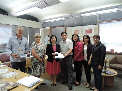 Tung Wah College visits University of Newcastle to explore further collaboration opportunities between TWC and UON. (14 October 2015)